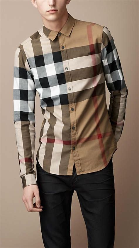 cuanto cuesta una camisa burberry|burberry shirt for men.